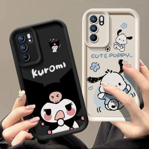Cute Cartoon Personality Phone Case for OPPO A16 4G Girls Protective Shell Korean Style Silicone Anti-Fall Creative Design
