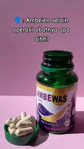 Obat Luka Ambeien AMBEWAS Madu Dan Kapsul Mengobati Luka Ambeien Wasir Paling Ampuh ORIGINAL BPOM
