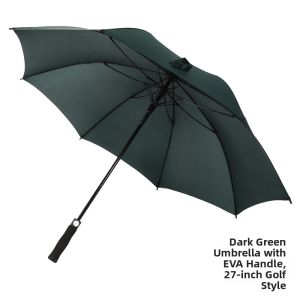 GUANGMANZHI | Logo Printed Long Handle Outdoor Solid Color Business Automatic Umbrella