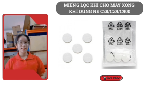 Miếng lọc khí cho máy xông omron NE C28 và NE C29 - Sản phẩm miếng lọc máy xông mũi họng Omron chính hãng
