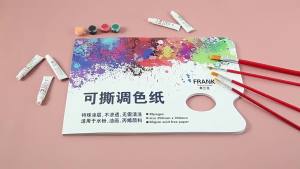 Artist Disposable Tear-Off Palette Paper Paint Palette Paper Pad for Artist Gouache Acrylic Oil Painting Watercolor Art Supplies