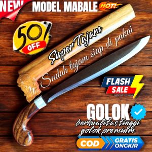 FLASH SALE!! TERMURAH !! BERKUALITAS TINGGI GOLOK KEBUN TEBAS KAYU KERAS BAMBU TUA TERMURAH SAGAT COCOK DIBAWA KEMANA MANA TEBAS KAYU TEBAS BAMBU RANTING RUMPUTNGELUPAS BUAH TERBUAT DARI HASIL TEMPA BAKAR SEPUH KOKOH KUAT BERKUALITAS TINGGI TAHAN LAMA