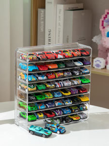 Car Model Storage Box Kids Toy Racing Hot Wheels Acrylic Shelf Multi-Layer Transparent Display Stand