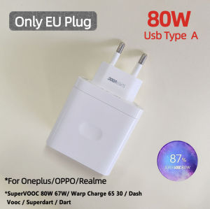 OnePlus | Original Oneplus Charger 80W SuperVOOC Adapter Usb C Cord One Plus 13S 12 11 10 Nord 5 4 9 For OPPO Find X9 Reno 14 Pro Realme
