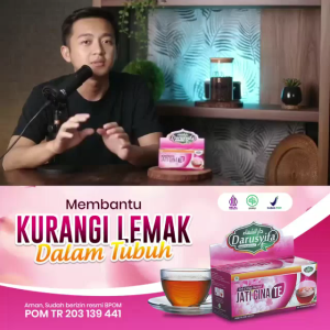 Teh Celup Jati Cina Darusyifa Minuman Herbal 20 Kantung Diet Tea Pelangsing Tubuh Asli Original