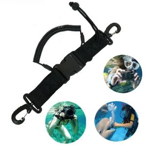 1PC Scuba Diving Dive Canoe Camera Lanyard with Quick Release Buckle and Clips for Under Kayaking Swimming Sports Accessories