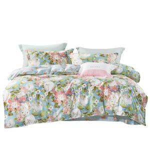 Fuanna Bed Four-Piece Set 100 Pure Cotton All Cotton Accessible Luxury Quilt Cover Bed Sheets Three-Piece Bedding 203*230x229
