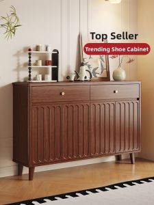 FANLUOWEI | Retro Large Capacity Entryway Storage Cabinet