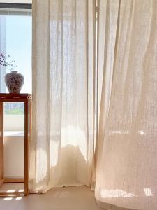 LIANHUAJI | Eco-friendly Natural Cotton Linen Blend Curtain