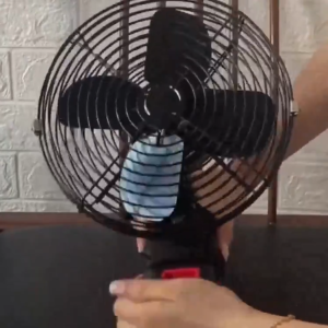 PINSEN Cordless Fan 8 inch Portable Fan Rechargeable Fan High Power Outdoor Desktop Cooling Fans Adjustable Cordless Fan Automatic oscillating fan