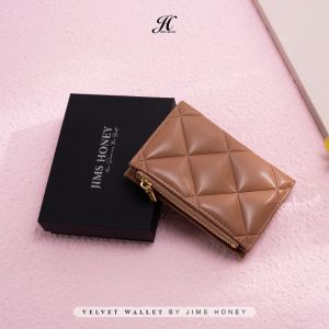 Velvet Wallet Jims Honey Dompet Lipat free Box