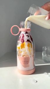 Máy Xay Sinh Tố Juice Cầm Tay Tiện Lợi 350ml - Máy xay hoa quả có móc tay cầm cực tiện