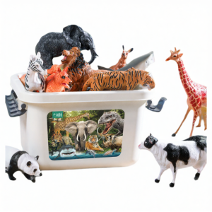 XIAOWANDOU | Simulation Large Baby Educational Toy Set - Animal Models