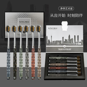 Luxury Soft Bristle Crystal Toothbrush Set of 6 for Men And Women Home Use Oral Care Gentle on Gums Effective Plaque Removal\\n\\n Introduction to the Luxury Soft Bristle Crystal Toothbrush Set\\n\\nThe Luxury Soft Bristle Crystal Toothbrush Set is a premium oral care solution designed to cater to the needs of both men and women. This toothbrush set consists of six pieces, making it ideal for families, couples, or individuals who wish to maintain optimal oral hygiene. With gentle bristles and a crystal handle, this toothbrush set ensures effective plaque removal while being kind to your gums.\\n\\n Key Features & Benefits\\n\\n- **Gentle on Gums:** The soft bristles of this toothbrush set are specifically designed to prevent gum irritation and bleeding during brushing.\\n- **Crystal Handle:** The crystal handle provides a comfortable grip, making it easy to maneuver the toothbrush around your mouth.\\n- **Effective Plaque Removal:** Despite being gentle, this toothbrush set is highly effective at removing plaque and preventing cavities.\\n- **Home Use:** This toothbrush set is perfect for daily use at home, providing a luxurious oral care experience.\\n\\n Who Can Benefit From This Toothbrush Set?\\n\\nThe Luxury Soft Bristle Crystal Toothbrush Set is suitable for anyone who wants to maintain healthy gums and teeth. It is particularly beneficial for individuals with sensitive gums, those who have undergone dental procedures, and those who want to avoid damaging their enamel.\\n\\n Understanding the Importance of Gentle Oral Care\\n\\n Why Soft Bristles Matter\\n\\nSoft bristles are essential for maintaining healthy gums and teeth. Hard bristles can cause gum irritation, bleeding, and even damage to the enamel. By using a toothbrush with soft bristles, you can ensure that your oral care routine is both effective and gentle.\\n\\n How to Choose the Right Toothbrush for Your Gums\\n\\nWhen choosing a toothbrush, it is important to consider the hardness of the bristles. Soft bristles are ideal for individuals with sensitive gums, while medium or hard bristles may be more suitable for those who want to remove stubborn stains or tartar. However, it is recommended to consult with your dentist before making any changes to your oral care routine.\\n\\n Maximizing Plaque Removal with Luxury Soft Bristle Crystal Toothbrush Set\\n\\n Techniques for Effective Plaque Removal\\n\\nTo maximize plaque removal with the Luxury Soft Bristle Crystal Toothbrush Set, it is important to use proper brushing techniques. This includes brushing for at least two minutes, using small circular motions, and focusing on hard-to-reach areas such as the back teeth and gum line.\\n\\n Maintaining Optimal Oral Hygiene with Regular Brushing\\n\\nRegular brushing is essential for maintaining optimal oral hygiene. It is recommended to brush your teeth at least twice a day, once in the morning and once before bed. Additionally, flossing and using mouthwash can further enhance your oral care routine.\\n\\n Comparison: Luxury Soft Bristle Crystal Toothbrush Set vs Other Toothbrushes\\n\\n Key Differences & Unique Selling Points\\n\\nCompared to other toothbrushes, the Luxury Soft Bristle Crystal Toothbrush Set offers several unique selling points. These include its gentle bristles, crystal handle, and effective plaque removal capabilities. Additionally, this toothbrush set is designed specifically for home use, making it a convenient and luxurious addition to any oral care routine.\\n\\n Why Choose the Luxury Soft Bristle Crystal Toothbrush Set?\\n\\nThe Luxury Soft Bristle Crystal Toothbrush Set is the perfect choice for anyone who wants to maintain healthy gums and teeth while enjoying a luxurious oral care experience. Its soft bristles and crystal handle provide a gentle yet effective brushing experience, making it ideal for individuals with sensitive gums or those who want to avoid damaging their enamel.\\n\\n Conclusion: Why the Luxury Soft Bristle Crystal Toothbrush Set is Right for You\\n\\nIn conclusion, the Luxury Soft Bristle Crystal Toothbrush Set is a premium oral care solution that offers both effectiveness and gentleness. Its soft bristles, crystal handle, and effective plaque removal capabilities make it the perfect choice for anyone who wants to maintain healthy gums and teeth. So why wait? Try the Luxury Soft Bristle Crystal Toothbrush Set today and experience the luxury of optimal oral hygiene!\n}