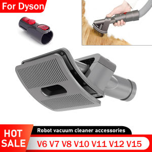 Vacuum Attachment Pet Dog Hair Brush Head Tool For Dyson V6 V7 V8 V10 V11 V12 V15 Handheld Vacuum Cleaner Cat Pet Bed Brush Tool