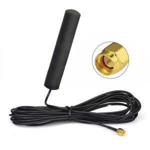 Amongspring 2G3G4G GSM 2.4GWIFI Antena Lem Strip Patch SMA Male Konektor Kabel Perekat Udara Untuk Mobil Kendaraan Baru