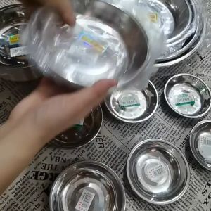 Pinggan Keluli Tahan Karat / Pinggan / Pinggan nasi/ Stainless Steel Plate / Dish / Rice plate