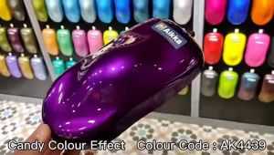 2K Paint AIKKA AK4439 Candy Purple CANDY SERIES Color Car Motor Paint DIY Cat Bancuh Kereta