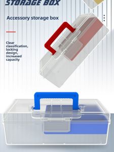 Meiho Lure Box Satchel Fishing Accessory Storage Box Multifunctional Outdoor Lure Box