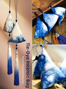 XIAOXIONGERBAN | Handmade Indigo Dyeing Moxa DIY Materials Kit