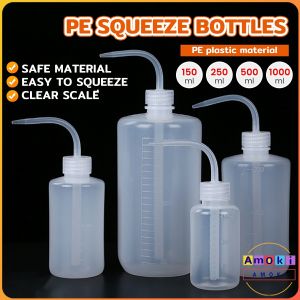 Amoki Wash Bottle PE Plastic Squeeze Bottles Watering Tools for Gardening Kitchen