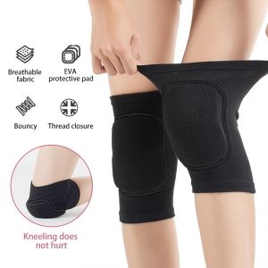 1 คู่ (2 ชิ้น)ที่รัดเข่า สนับเข่าสำหรับเล่นกีฬาสำหรับผู้ใหญ่/เด็กฟองน้ำสายรัดเข่า ข้น ระบายอากาศและดูดซับเหงื่อ