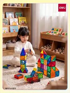 deli | Educational Magnetic Tiles 3-6 Years 100 Pieces