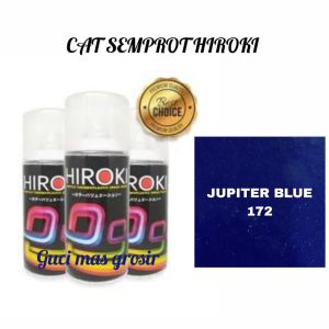 Cat Semprot Spray Paint HIROKI Jupiter Blue 172 Biru Bukan Pilox Pylox 300ml