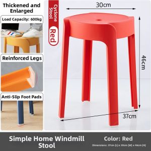 Stackable Round Stool Windmill Design