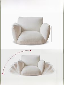 Foldable Lazy Sofa Human Dog Bed Window Seat Cushion Double Single Bedroom Furniture for Small Apartments Comfortable Lounger