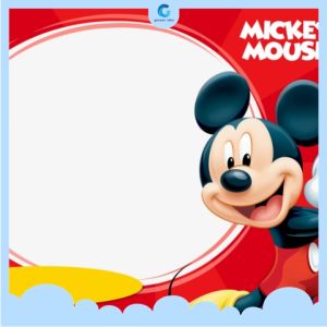 STICKER NONO MICKEY MOUSE ECER WATERPROOF 1 LEMBAR STIKER