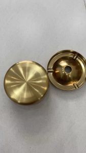 Gạt Tàn inox Dạng phễu Dáng Đẹp Cao Cấp Bằng Kim loại Inox 304 Mạ Vàng Size 10cm