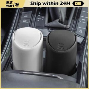 Universal Car Trash Bin Silicone Garbage Cup Dust Case Rubbish Box Container Auto Organizer Storage Box Car Trash
