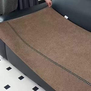 Soft Herribone Chenille Anti-Slip Sofa Cover for Living Room Renovation Decorative All Seasons Washable Sofa Towel Slipcover