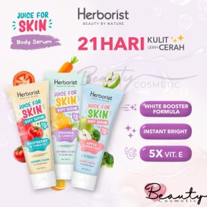 HERBORIST Juice For Skin Body Serum 180mL / Exfoliating Gel Scrub / Face Scrub