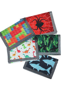 Kids Short Cute Small Wallet with Hasp ID  Card Holder for Student Boy and Girl  Trifold with Zipper Travel  Coin Purse  Gift