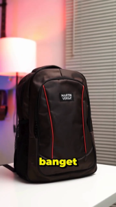 Martinversa TP9 Tas Polo Pria Laptop Sekolah Kerja Kanvas Nylon