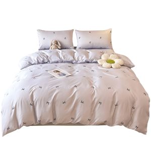 KAMONI | Bộ Drap Giường Mùa Hè với Vỏ Gối và Chăn Che Không Tencel