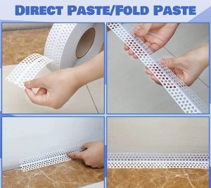Vật liệu Tạo Vuông Tường Xử lý mối Nối chống Nứt thạch cao -40m Bo Cạnh tường Nẹp góc Ke Vuông