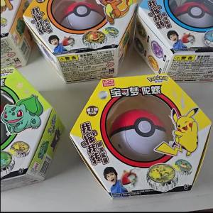 Takara Tomy | Shake Pokemon Spinning Top ball Action Figure Pikachu Charmander Squirtle Eevee Bulbasaur Gengar Elf Game Collect Toy kids Gift