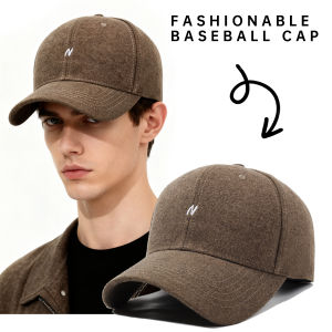 Japanese Style 2025 New American Baseball Cap for Women Soft Top Letter N Peaked Cap for Men Face-Slimming Sun Protection Hat Autumn and Winter Style