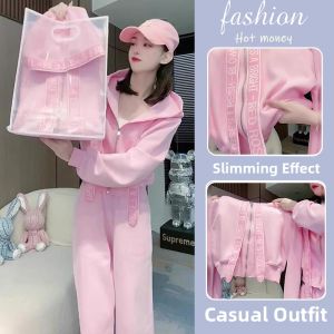 NUANPING | Elegant Pink Rejuvenating Design New Fashion Sports Suit