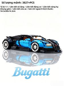 KHEZI | Mô hình đồ chơi gạch RC Bugatti Chiron