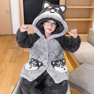 SHAPRA | Đồ Ngủ Trẻ Em Chủ Đề Người Nhện Ấm Áp Mùa Đông Vải Coralfleece và Flannel