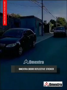 Reflector (4pcs) Pintu Mobil Omextra OPEN Car Reflective Sticker OPEN Door Safety Warning Stiker