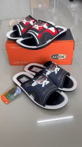 L รองเท้าแตะ ADDA  พื้นอย่างดี พื้นสุขภาพ สวมใส่สบาย งานพร้อมกล่อง  รุ่น 74503  Size 39-43  สี น้ำเงิน แดง