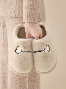 Dép Bông Mùa Đông 2025 Mới Cho Nam Và Nữ Dùng Trong Nhà Ấm Áp Bằng Vải Nhung Kháng Khuẩn Dép Bông Mùa Đông Cho Nam Và Nữ