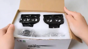 【COD】120W Double LED Mini Driving Light for Motorcycle Headlight Fog Lamp 2 Color All Weather MDL