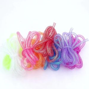 2M/Pack 8mm Flash Mylar Mesh Tube Fly Tying Material Holographic Mylar Tube For Minnow Squid Body Fly Streamer Sea Fishing Lures