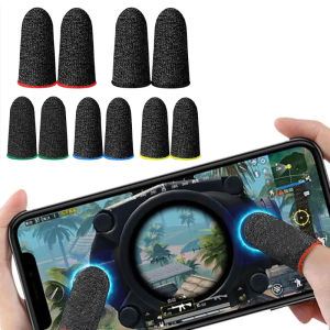 40pcs Fingertips For Game PUBG Mobile Anti Slip Finger Glove Game Controller Finger Sleeve For Touch Screen Mobile Phone Gaming